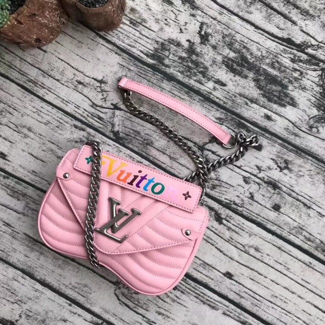 LOUIS VUITTON NEW WAVE CHAIN BAG MM M51944 pink