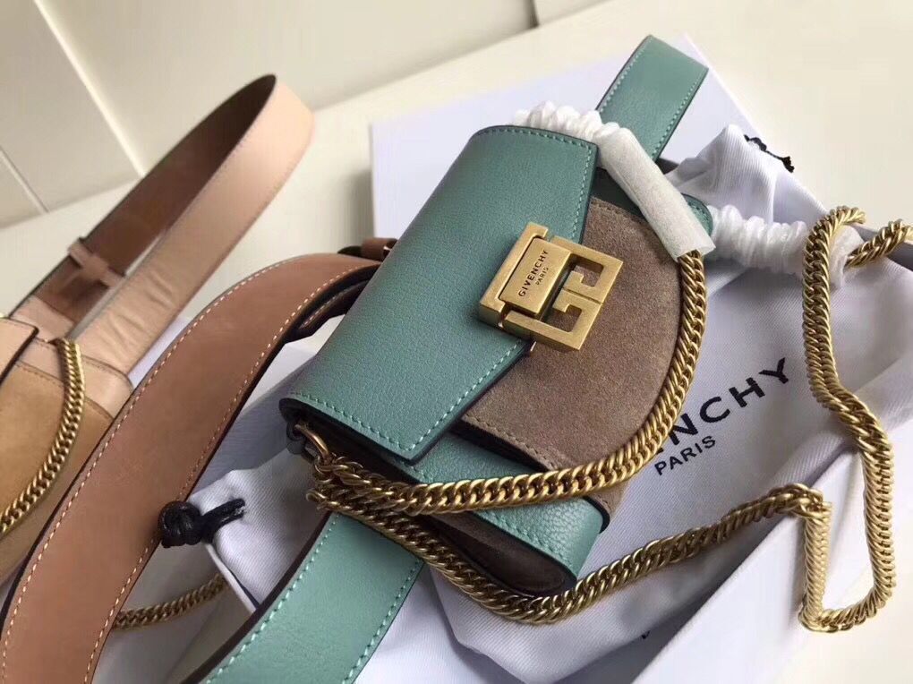Givenchy 2018 GV3 Nano Belt Bag G89546 Green