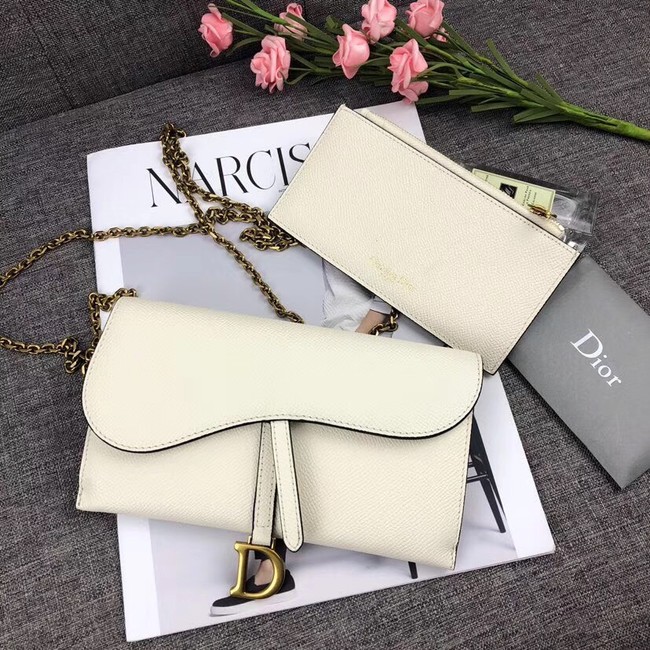DIOR WITH CHAIN bag 26955 white