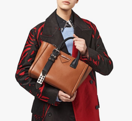 Prada Concept Leather handbag 1BA175 Brown