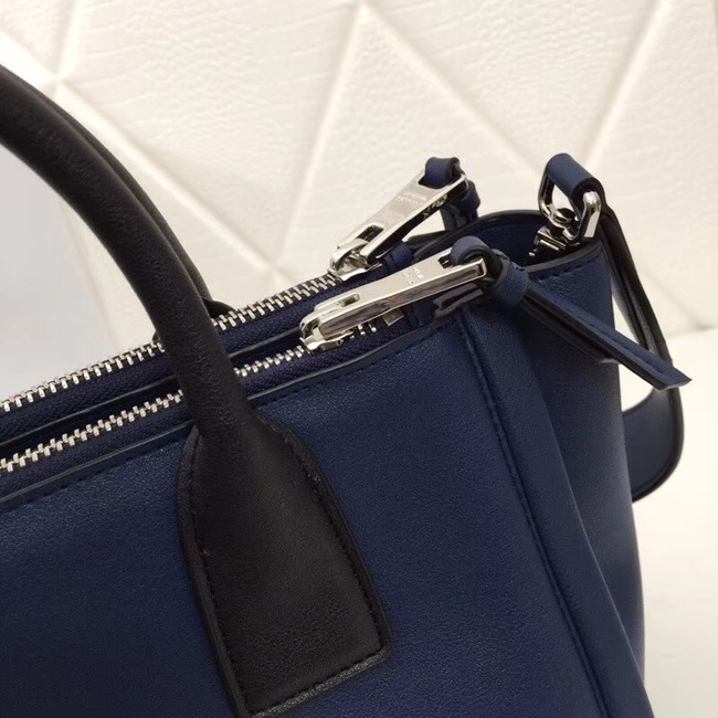 Prada Concept Leather handbag 1BA175 dark blue