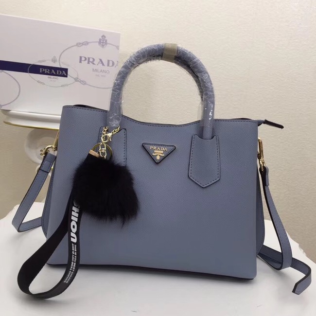 Prada Calf leather bag 56922 light blue