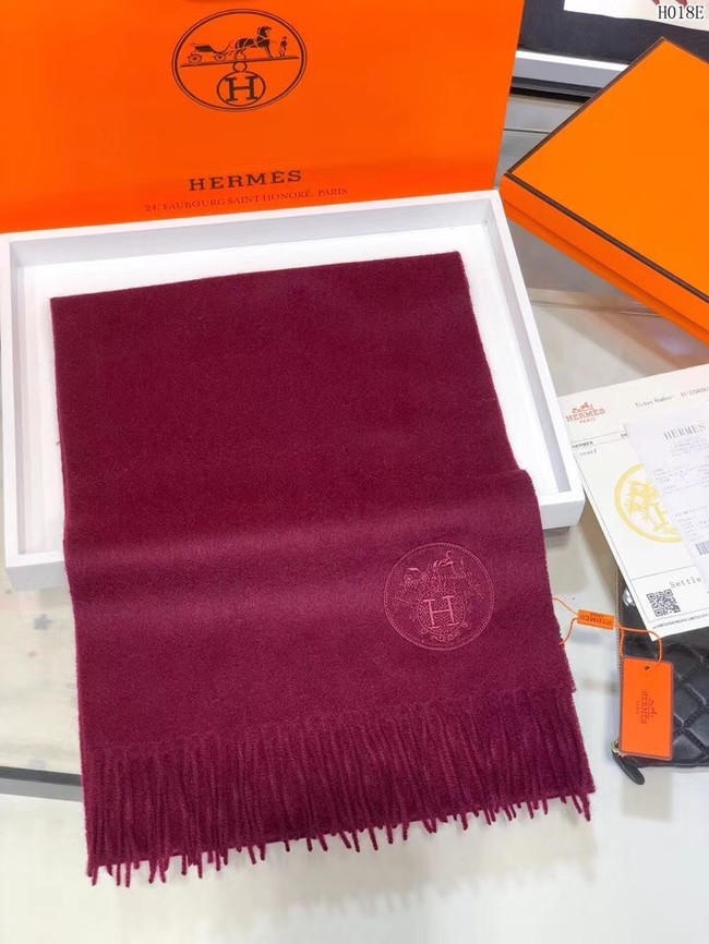 Hermes Cashmere scarf H2599 fuchsia