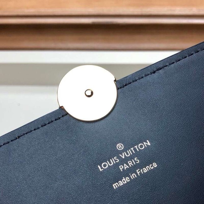 Louis Vuitton Monogram Canvas FLORE Chain Wallet M67404 black