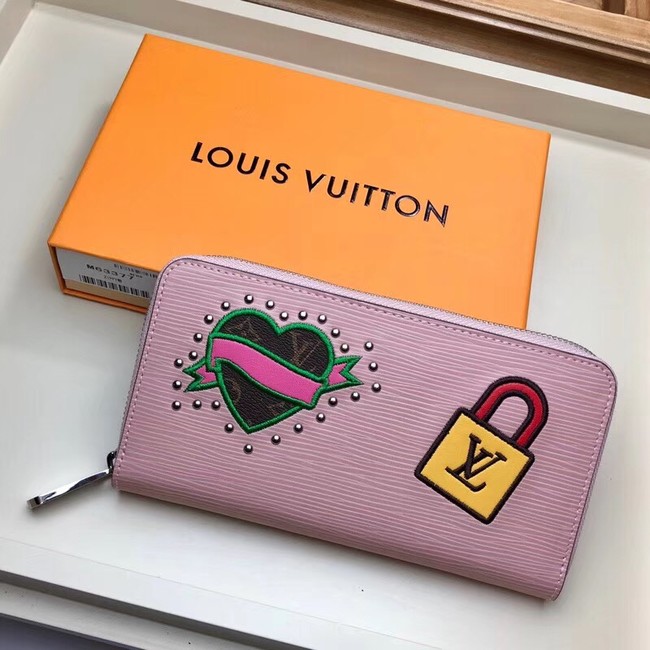 Louis Vuitton ZIPPY COIN PURSE M63377 Rose Ballerine Pink