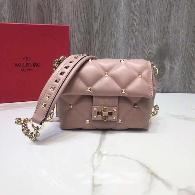 VALENTINO Candy quilted leather cross-body bag 0073 pink