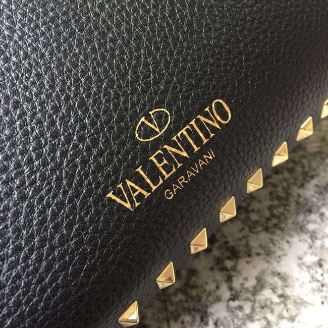 VALENTINO Rockstud medium tote 0972 black