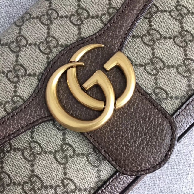 Gucci Ophidia GG Supreme small shoulder bag 443497 brown