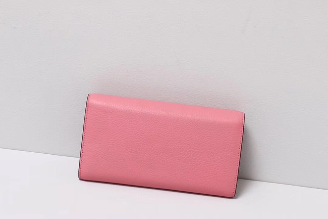 Gucci Calf leather Wallet 414985 pink