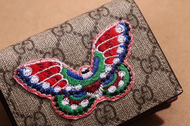 Gucci Ophidia GG card case 456866 Butterfly