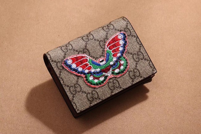 Gucci Ophidia GG card case 456866 Butterfly