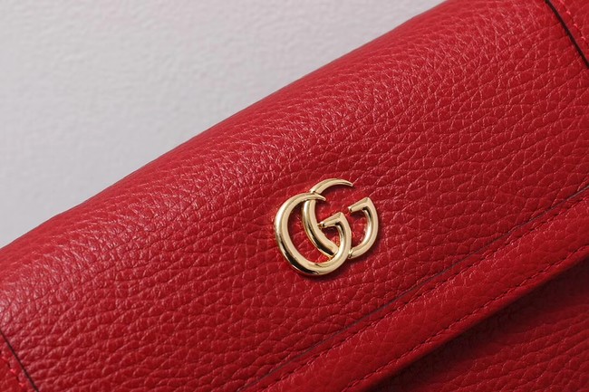 Gucci GG Marmont small shoulder bag 497984 red