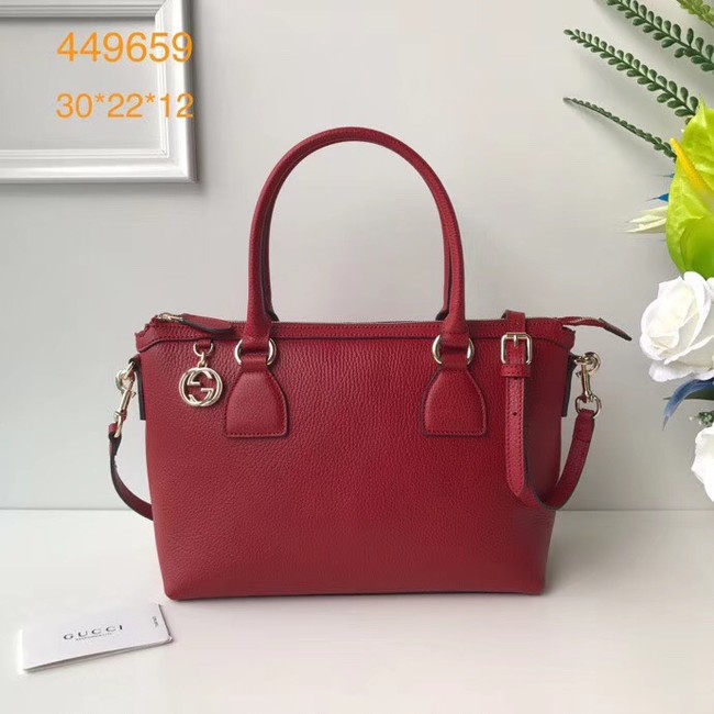 Gucci GG Classic Tote Bag 449659 red
