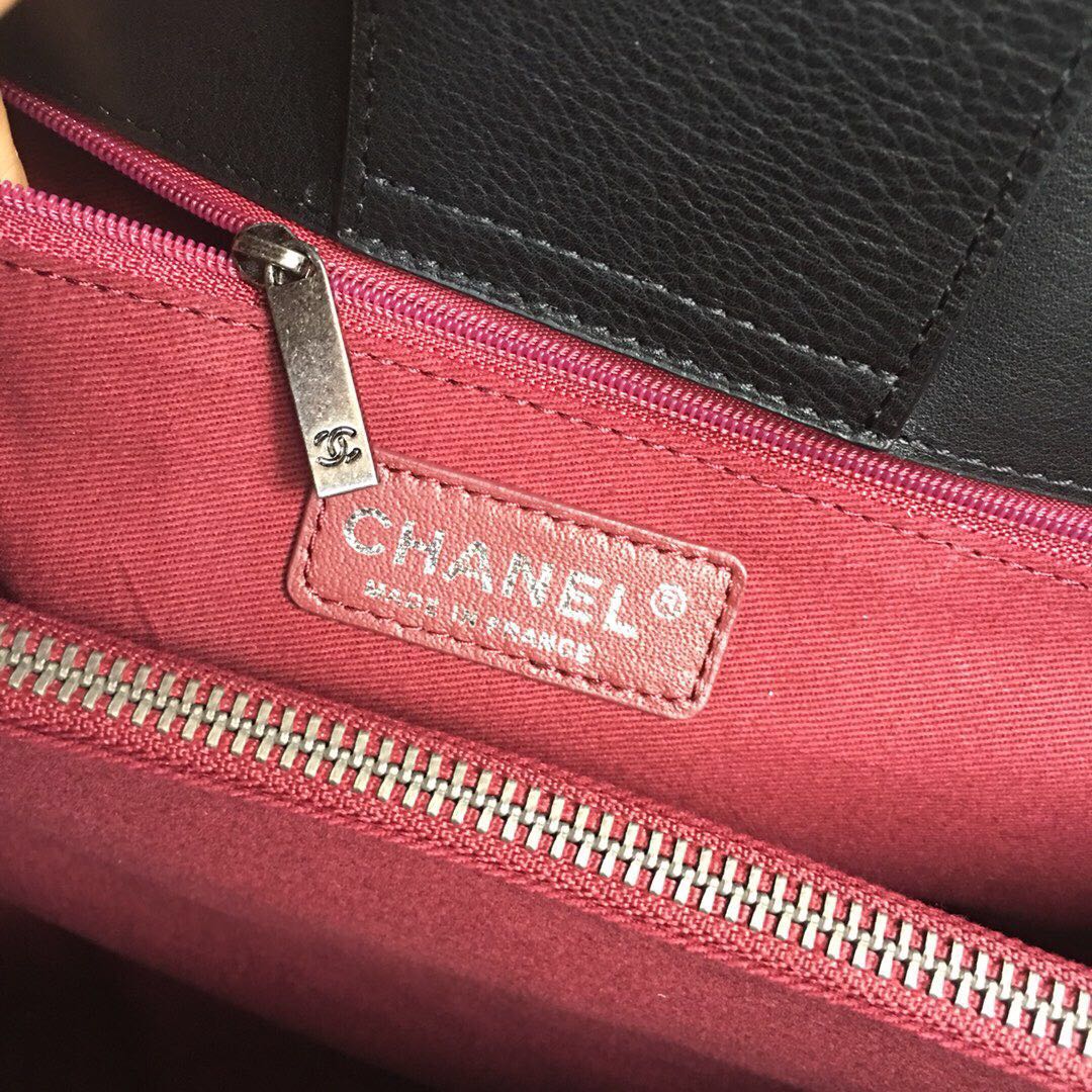 Chanel Original Calfskin leather Shoulder Bag 55086 black