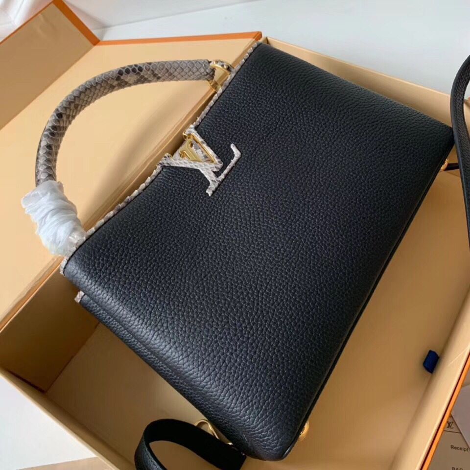 Louis Vuitton Original CAPUCINES PM M94586 Black