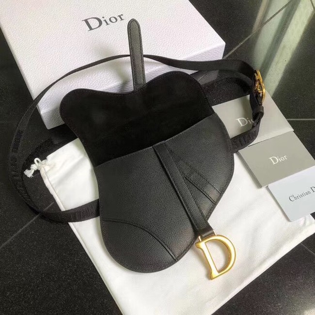 Dior SADDLE-CLUTCH VAN KALFSLEER S5632C black