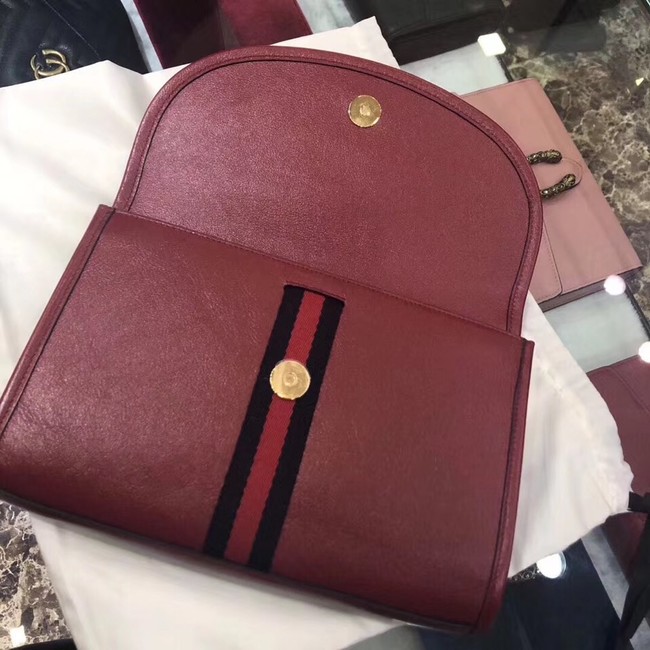 Gucci GG Marmont small shoulder bag 570145 Wine