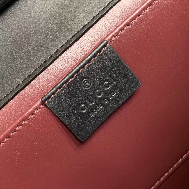 GUCCI Zumi small leather shoulder bag 572375 black