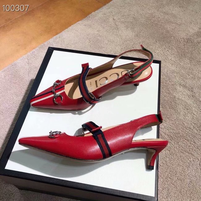 Gucci GG mid-heel pump with Double G GG1482BL-1