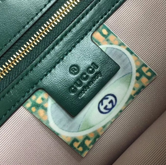 Gucci Rajah small shoulder bag 537243 Dark green