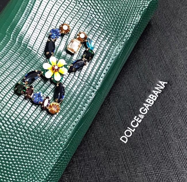 Dolce & Gabbana Calfskin Tote Bags 1126 green