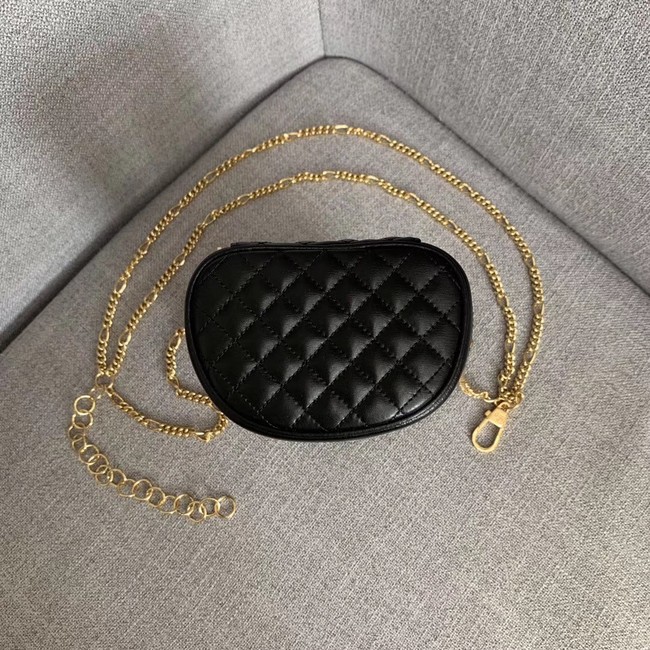 Gucci Quilted leather belt bag 572298 black
