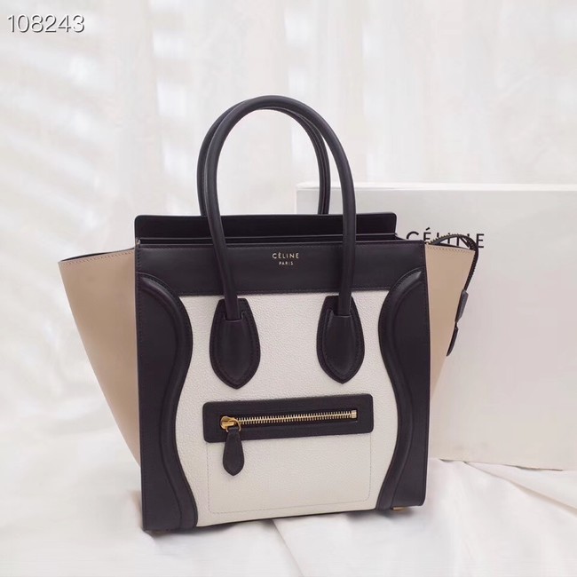 Celine Luggage Boston Tote Bags All Calfskin Leather C0189-2