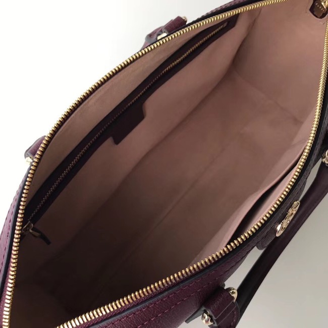 Gucci Ophidia medium top handle bag 524532 Burgundy