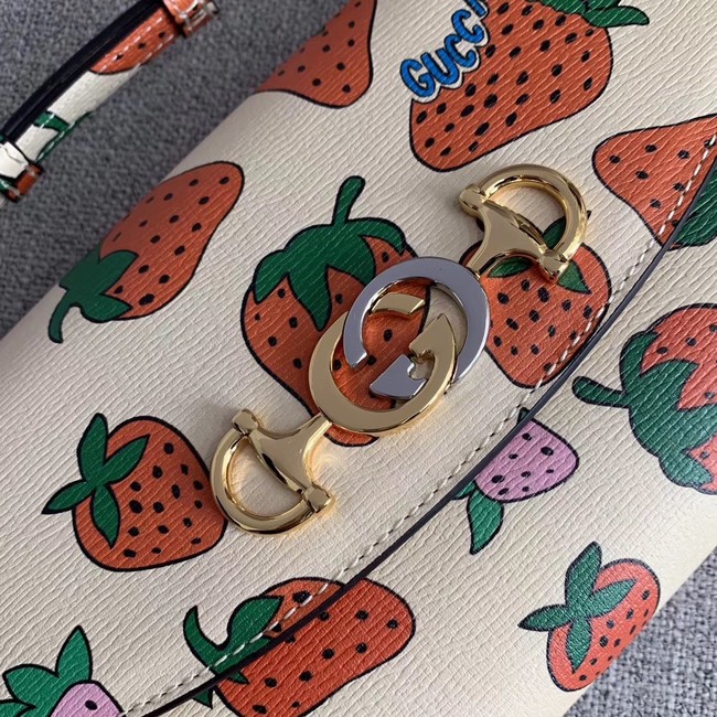 Gucci Zumi Strawberry print bag 572375