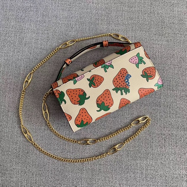 Gucci Zumi Strawberry print mini bag 564718