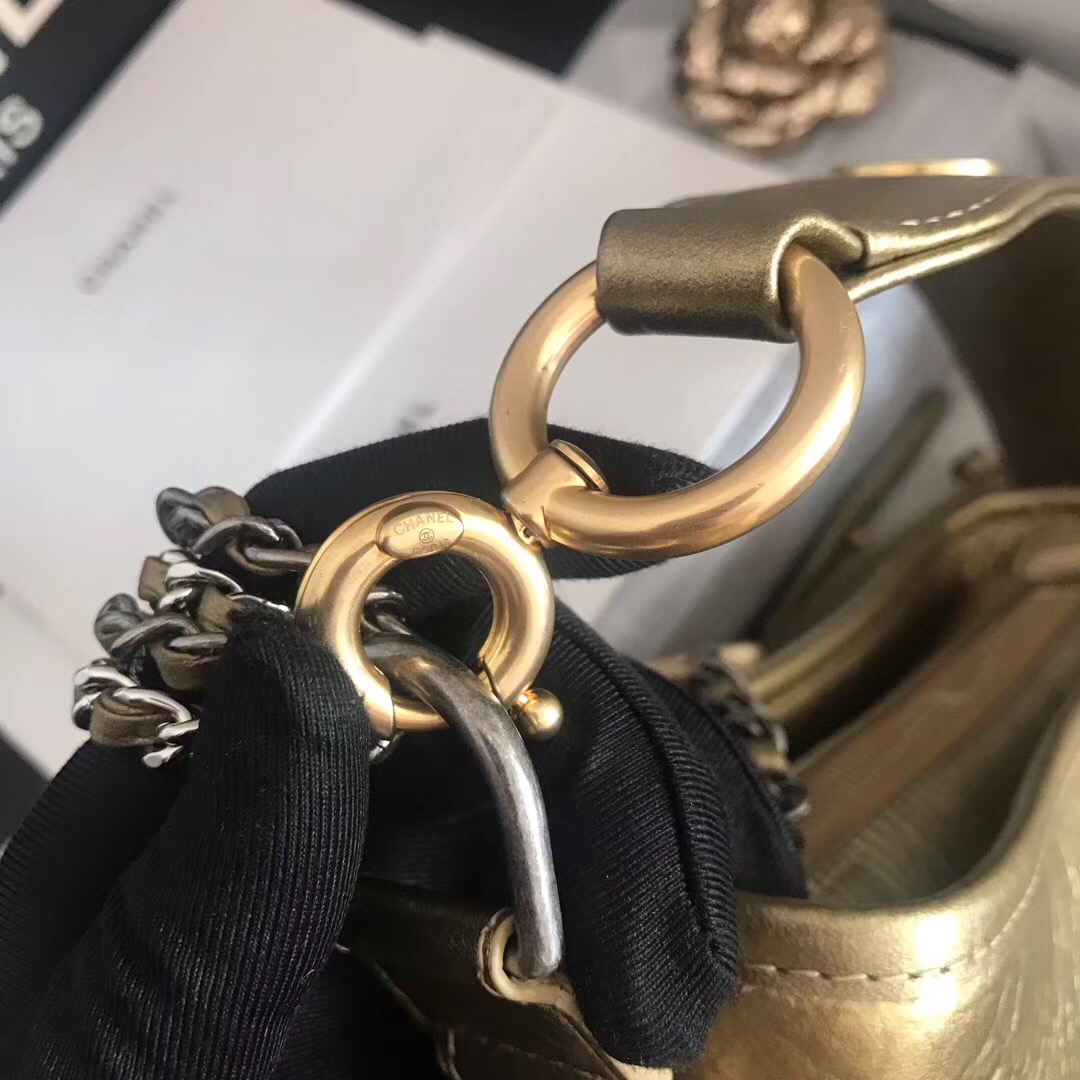 Chanel gabrielle small hobo bag A91810 bronze