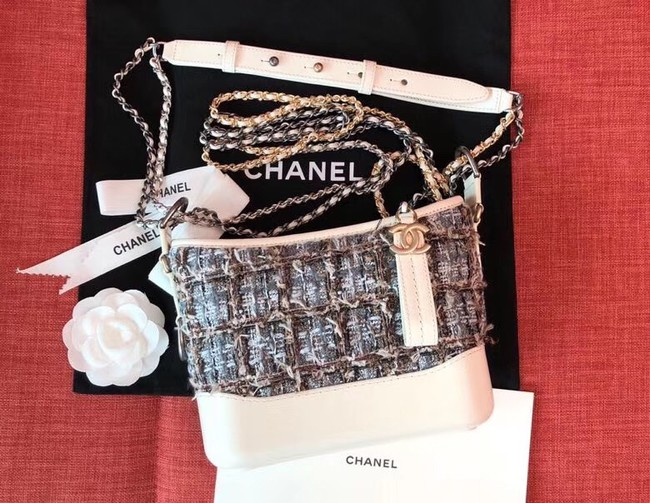 Chanel gabrielle small hobo bag B91810 white