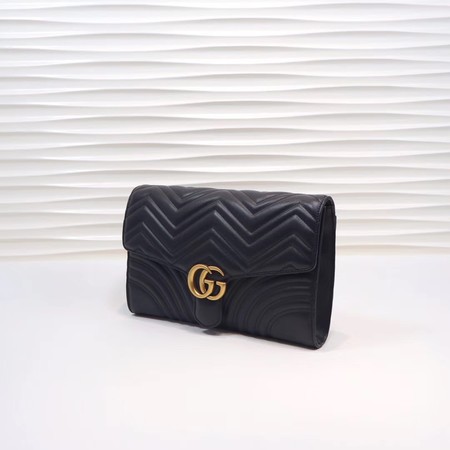 Gucci GG Marmont clutch 498079 black