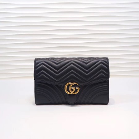 Gucci GG Marmont clutch 498079 black