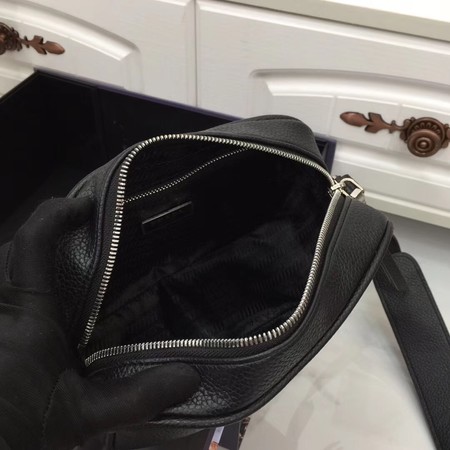 Prada Calf leather shoulder bag 1841 black