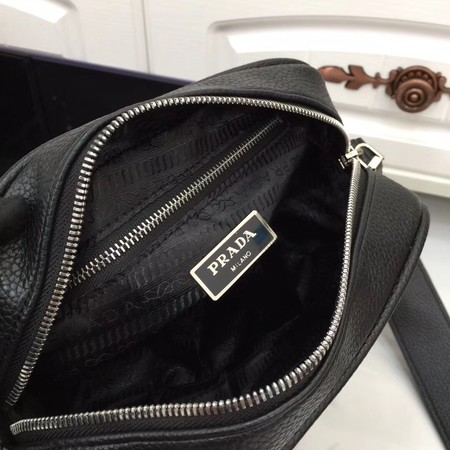 Prada Calf leather shoulder bag 1841 black