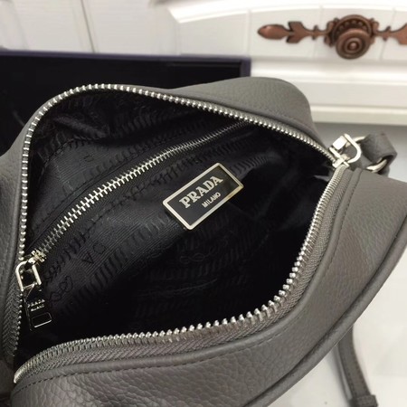 Prada Calf leather shoulder bag 1841 grey