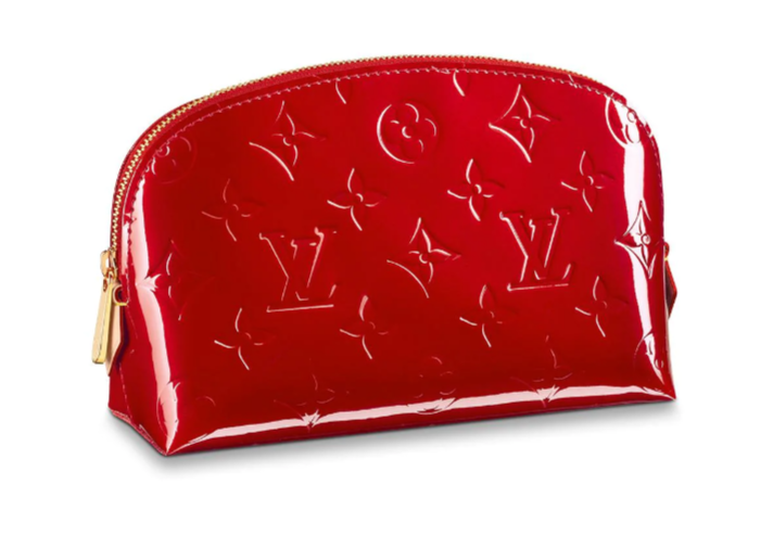 Louis vuitton Monogram Vernis Leather COSMETIC POUCH M90172 red