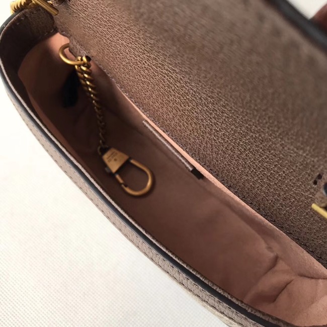 Gucci GG Supreme canvas 476433 Mini Shoulder Bag brown