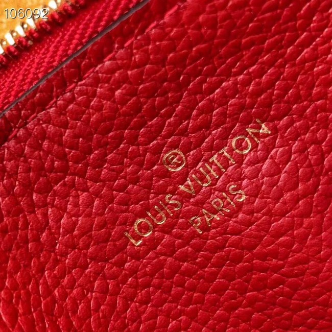 Louis Vuitton ZIPPED CARD HOLDER M68338 red
