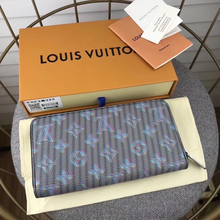 Louis Vuitton M68621 Zippy Wallet Monogram Pop Blue