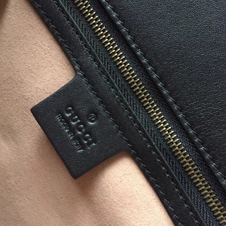 Gucci GG original medium top handle bag 476435 black&gold