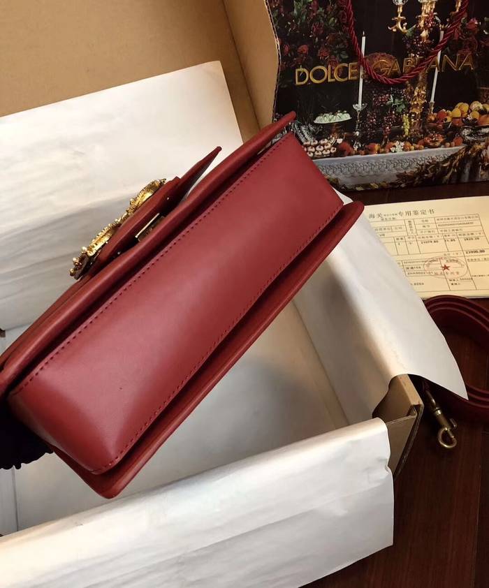Dolce & Gabbana Origianl Leather Bag 4916 Red