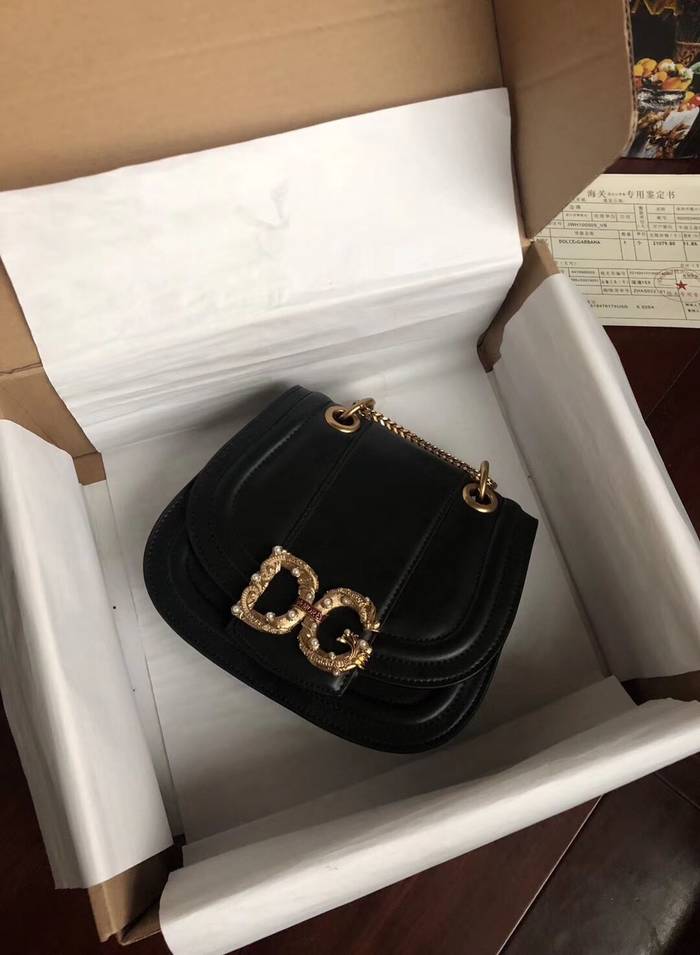 Dolce & Gabbana Origianl Leather Bag 4917 Black&Green