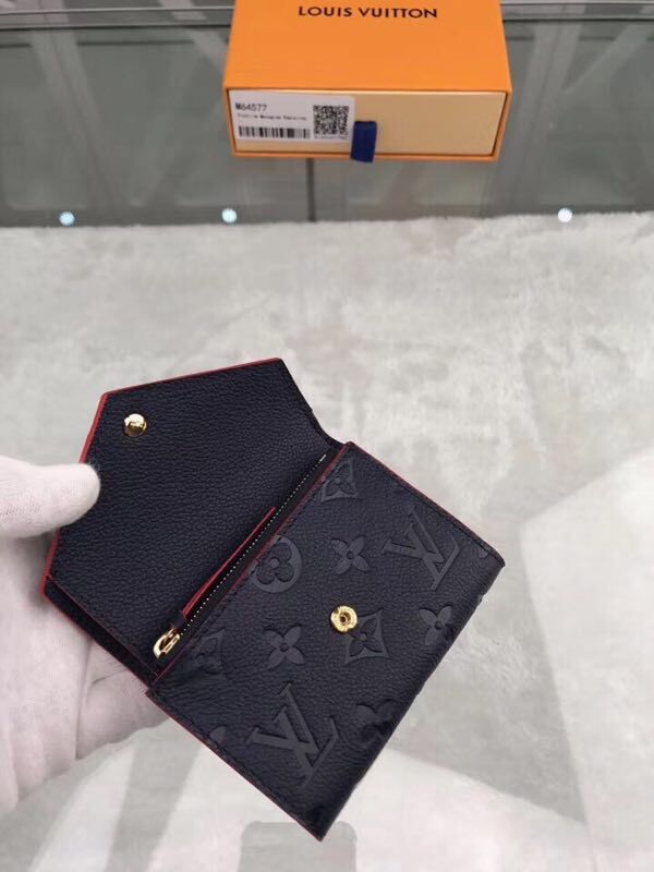 Louis Vuitton Original Monogram Empreinte Wallet M58439 Black