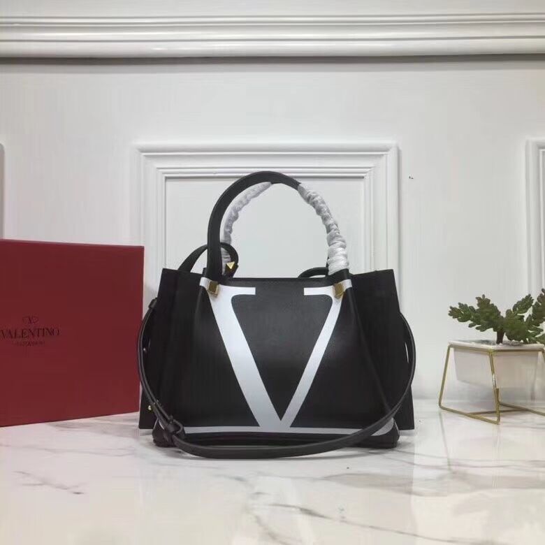 VALENTINO Origianl Leather Bag V0052 Black