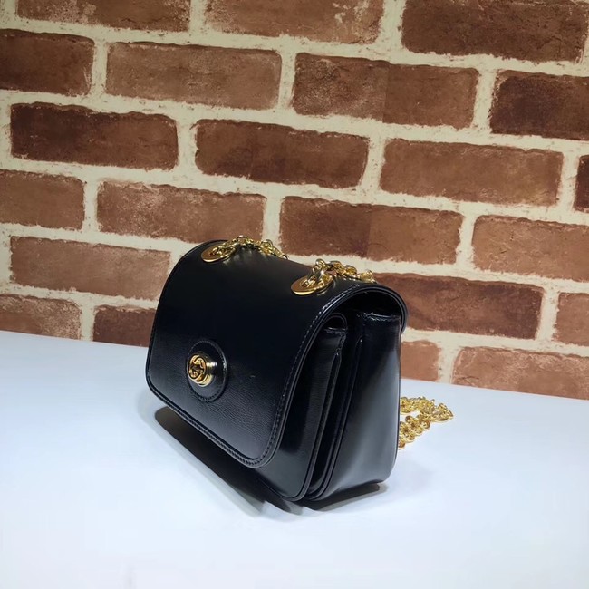 Gucci GG Original Leather Shoulder Bag 576423 Black