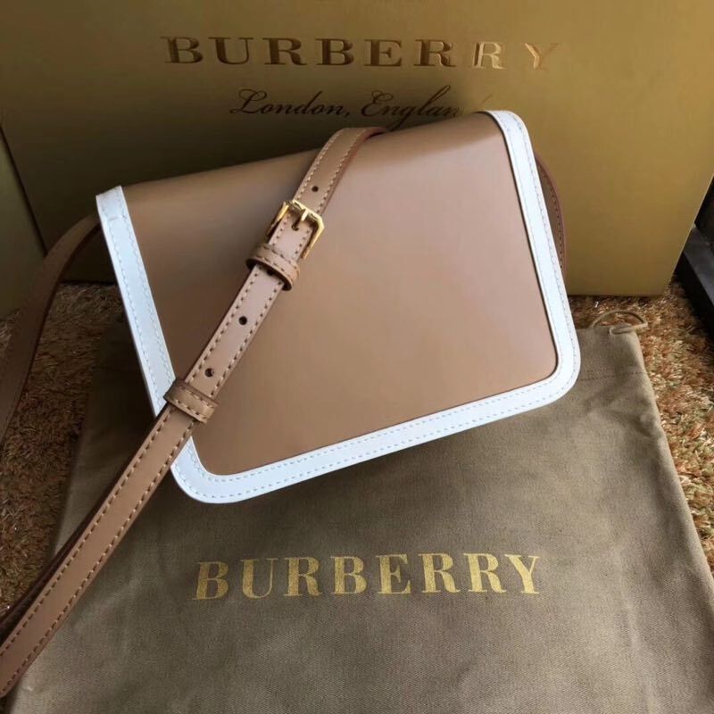 BurBerry Original Leather Shoulder Bag BU55686 Brown