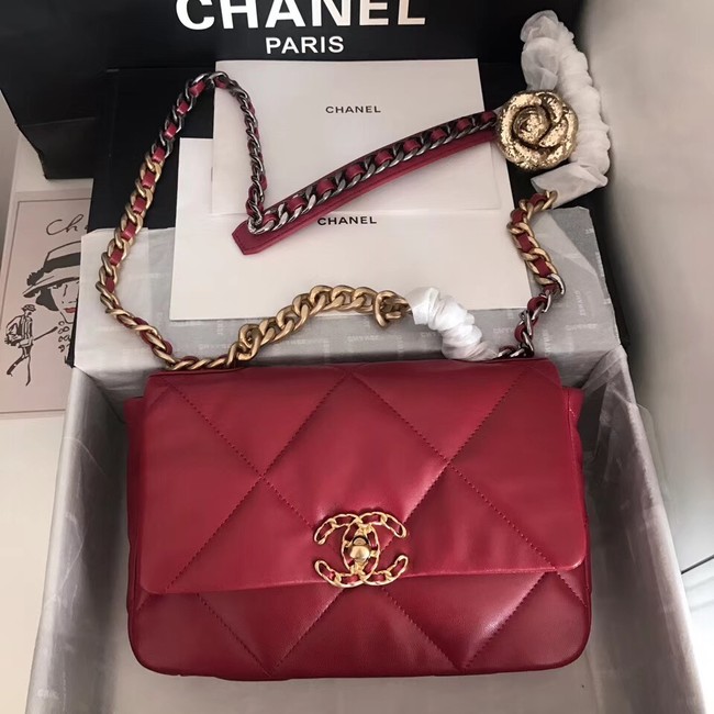 Chanel Original Soft Leather Chain Bag CC9237 Red