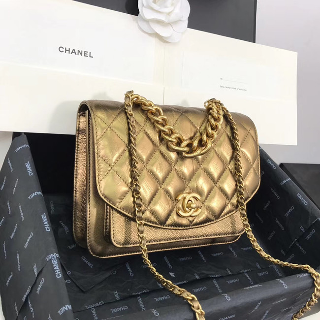 Chanel Small flap bag AS0785 bronze